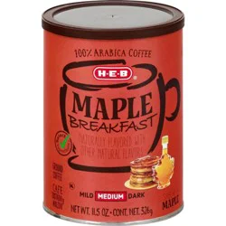 H-E-B Maple Breakfast Medium Roast Ground Coffee