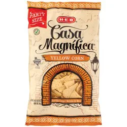 H-E-B Casa Magnifica Yellow Corn Tortilla Chips - Party Size