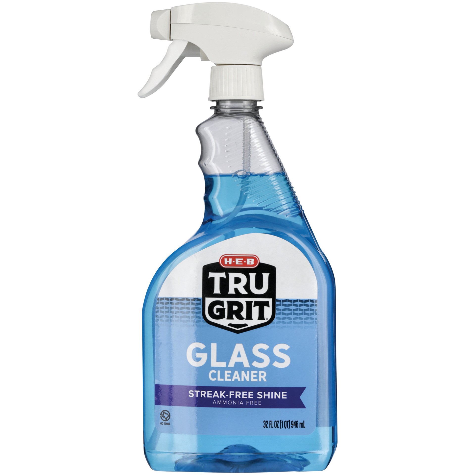 slide 1 of 1, H-E-B Tru Grit Glass Cleaner, 32 oz