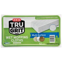 H-E-B Tru Grit Wet Mop Cloths