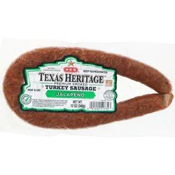 H-E-B Texas Heritage Smoked Turkey Sausage - Jalapeno
