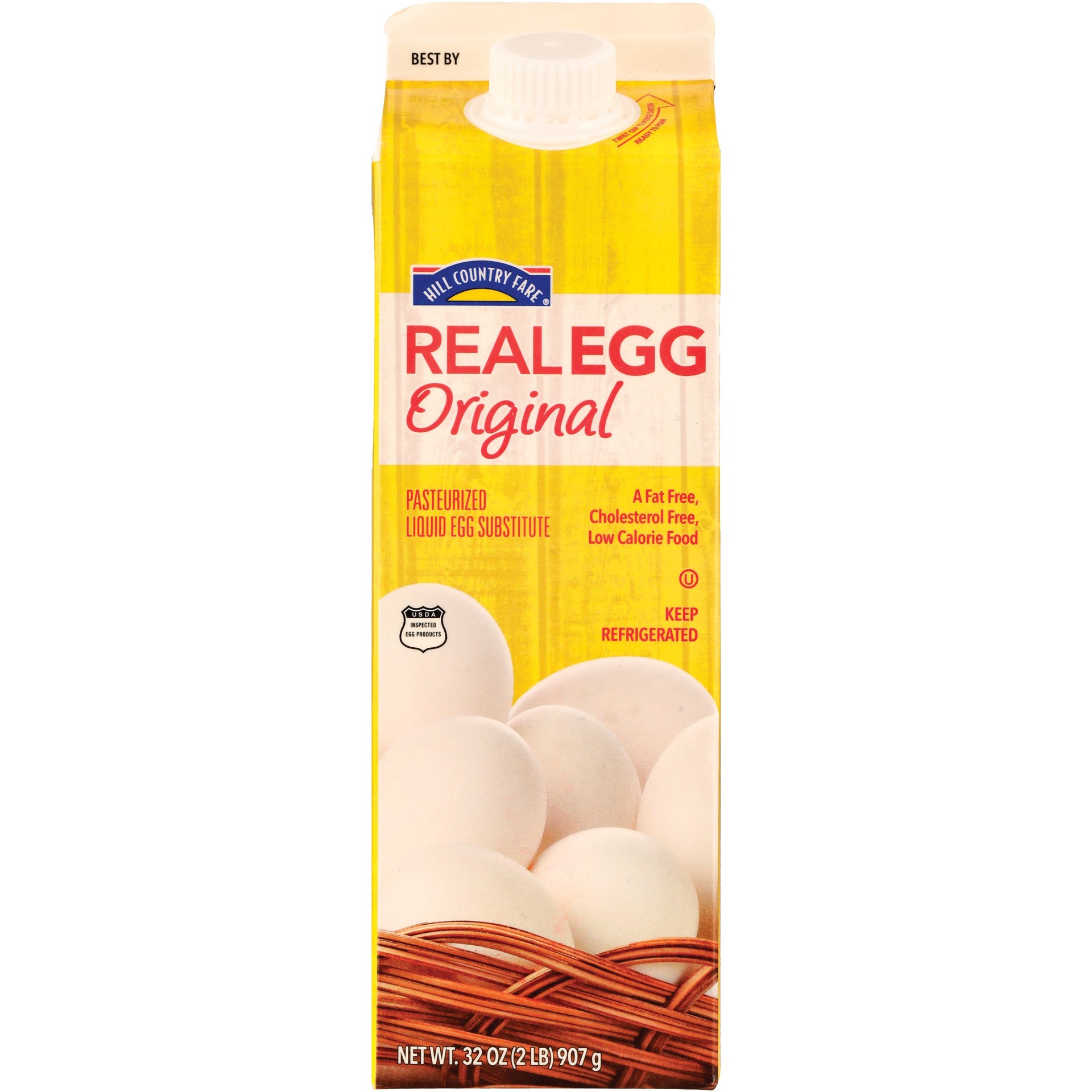 slide 1 of 1, Hill Country Fare Real Egg - Original, 32 oz