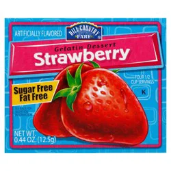 Hill Country Fare Sugar Free Strawberry Gelatin Dessert Mix