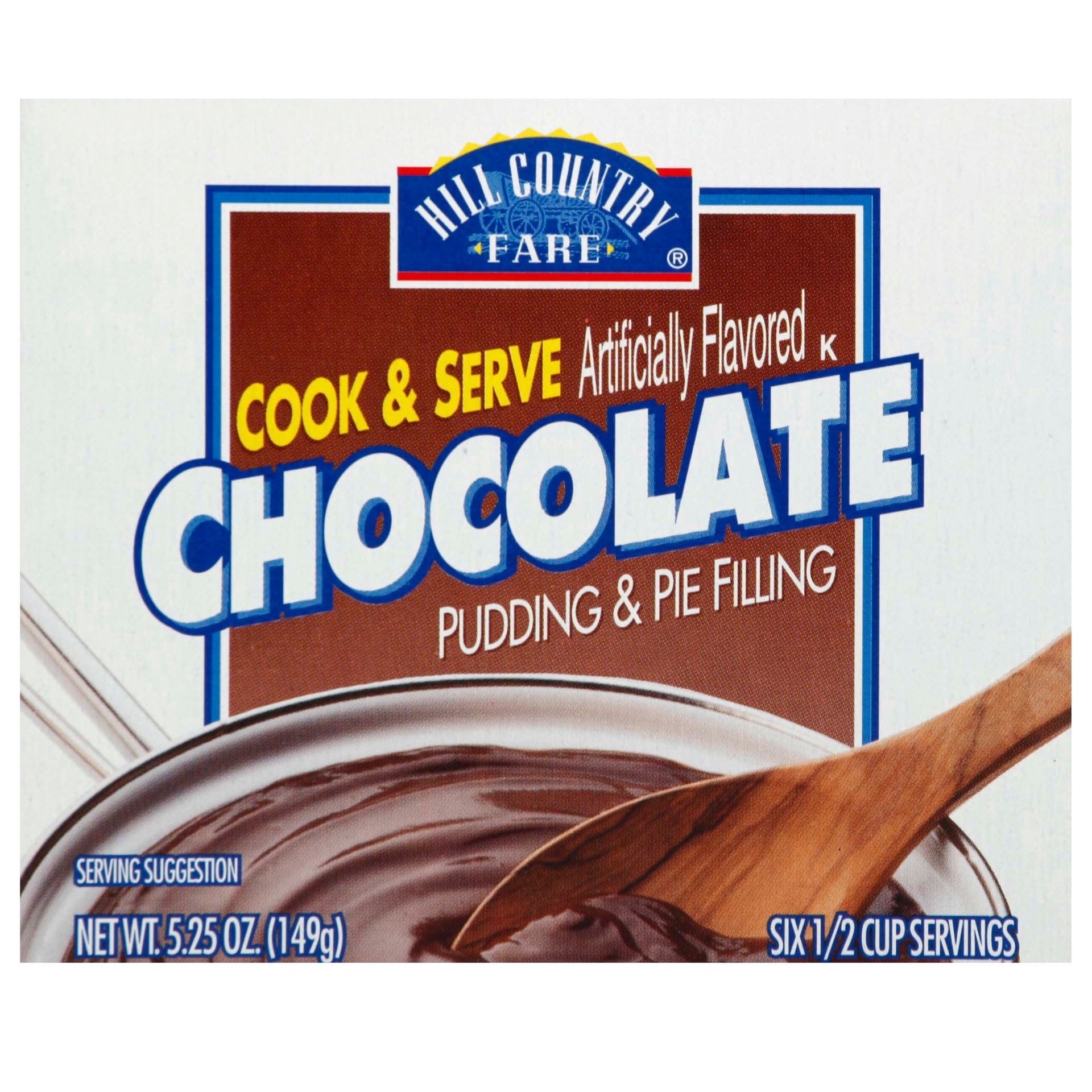 slide 1 of 1, Hill Country Fare Chocolate Pudding Mix, 5.25 oz