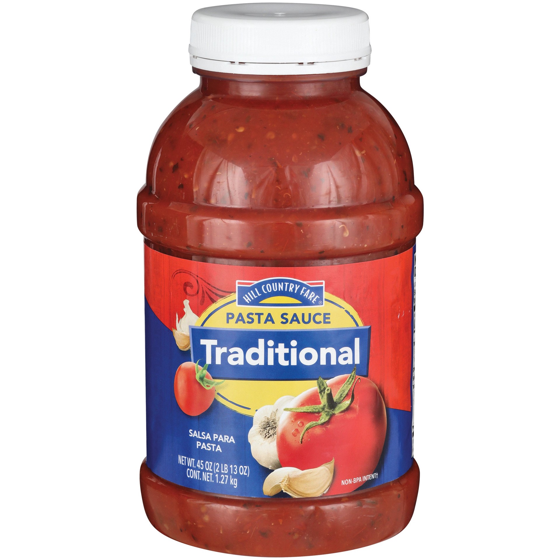 slide 1 of 1, Hill Country Fare Pasta Sauce - Traditional, 45 oz