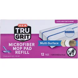 H-E-B Tru Grit Microfiber Mop Pad Refills
