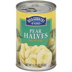 Hill Country Fare Pear Halves - Heavy Syrup