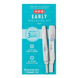 H-E-B Early Ovulation Kit + Pregnancy Test