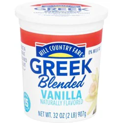 Hill Country Fare 15g Protein Blended Nonfat Greek Yogurt - Vanilla
