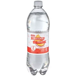 H-E-B Sweetened Peach Sparkling Peach Water Beverage