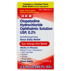 H-E-B Eye Allergy Itch Relief Once Daily Drops