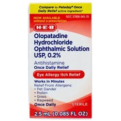 H-E-B Eye Allergy Itch Relief Once Daily Drops