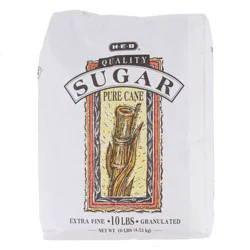 H-E-B Pure Cane Extra Fine Granulated Sugar