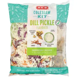 H-E-B Coleslaw Salad Kit - Dill Pickle