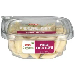 H-E-B Organics Fresh Peeled Garlic Cloves