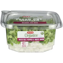H-E-B Organics Fresh Diced Bell Pepper & White Onion