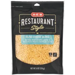 H-E-B Restaurant Style 50/50 Shredded Cheese Blend