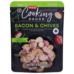 H-E-B Cooking Sauce - Bacon & Chives