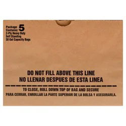 H-E-B Heavy Duty Lawn & Leaf Paper Bags, 30 Gallon