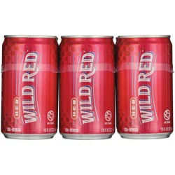 H-E-B Wild Red Soda 6 pk Mini Cans