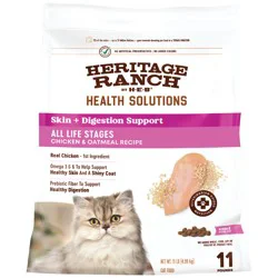 Heritage Ranch by H-E-B Skin + Digestion Support Adult Dry Cat Food - Chicken & Oatmeal
