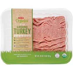 H-E-B Organics Fresh Ground Turkey