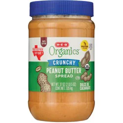 H-E-B Organics 7g Protein Crunchy Peanut Butter – Texas-Size Pack