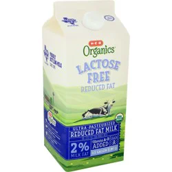 H-E-B Organics Lactose Free 2% Reduced Fat Milk