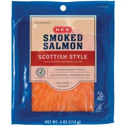 H-E-B Smoked Atlantic Salmon - Scottish Style
