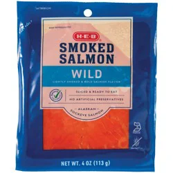 H-E-B Alaskan Sockeye Smoked Salmon – Wild Caught