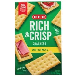 H-E-B Rich & Crisp Crackers