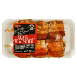 H-E-B Simply Wrapped BBQ Seasoned Chicken Breast Poppers