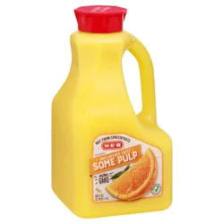H-E-B 100% Orange Juice - Some Pulp