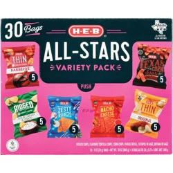 H-E-B All-Stars Variety Pack Chips 1 oz Bags