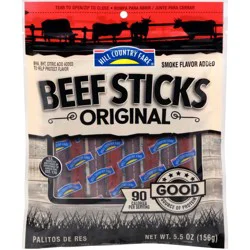 Hill Country Fare 5g Protein Original Beef Sticks
