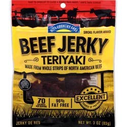 Hill Country Fare 11g Protein Teriyaki Beef Jerky