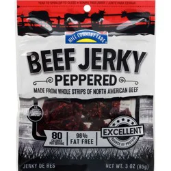 Hill Country Fare 10g Protein Peppered Beef Jerky