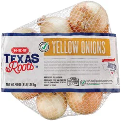 H-E-B Texas Roots Fresh Yellow Onions