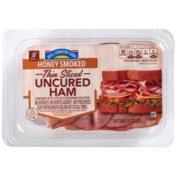 Hill Country Fare Thin Sliced Honey-Smoked Uncured Ham Lunch Meat