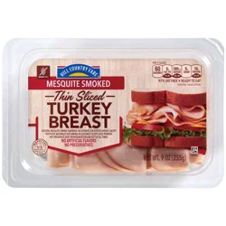 Hill Country Fare Thin Sliced Mesquite-Smoked Turkey Breast Lunch Meat