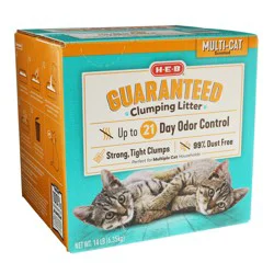 H-E-B Scented Multi-Cat Guaranteed Clumping Litter