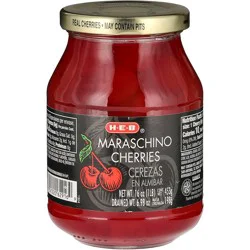 H-E-B Maraschino Cherries