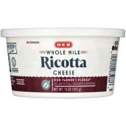 H-E-B Whole Milk Ricotta Cheese