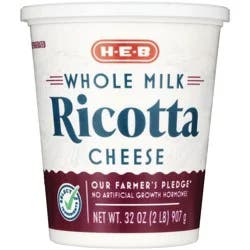 H-E-B Whole Milk Ricotta Cheese