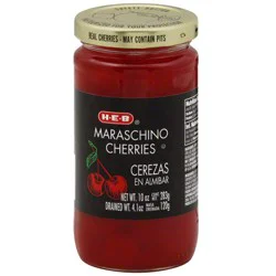 H-E-B Stemless Maraschino Cherries