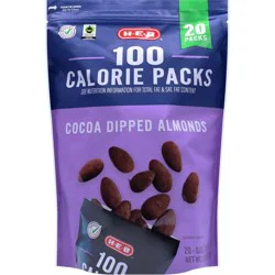 H-E-B Cocoa-Dipped Almonds 100 Calorie Snack Packs