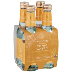 Central Market Organic Tonic Water 6.8 oz, Glass Bottles