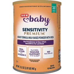 H-E-B Baby Milk-Based Powder Infant Formula - Lactose Sensitive