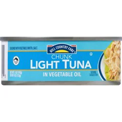 Hill Country Fare Chunk Light Tuna in Vegetable Oil