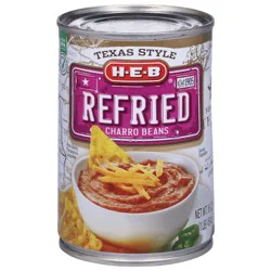 H-E-B Texas Style Refried Charro Beans